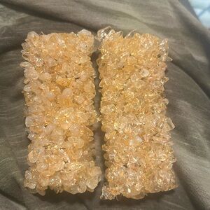 Chipped Citrine Stretch Bracelets